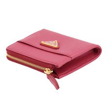 将图像加载到图库查看器中,PRADA Compact wallet Pink1ML060 Leather