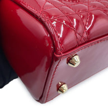 Load image into Gallery viewer, Dior Lady Dior 2WAYHandbag Cherry RedM0505OWCB_M323 Patent Calf Leather Size Mini