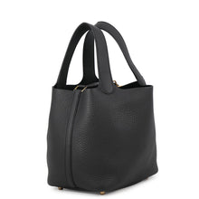 将图像加载到图库查看器中,HERMES Picotin Lock Black Taurillon Clemence Size PM