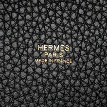 将图像加载到图库查看器中,HERMES Picotin Lock Black Taurillon Clemence Size PM