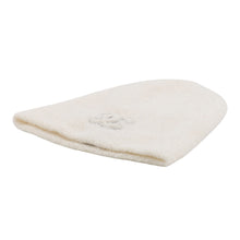 将图像加载到图库查看器中,CHANEL CC Logo knit cap White Cashmere80% Silk20%