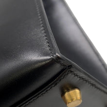Load image into Gallery viewer, HERMES Kelly Sellier Black Box Calf Leather Size 32