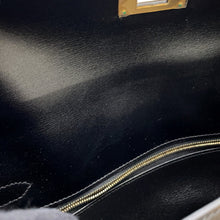 Load image into Gallery viewer, HERMES Kelly Sellier Black Box Calf Leather Size 32