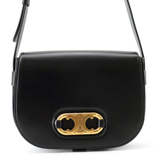 Load image into Gallery viewer, CELINE Maillon Triomphe Shoulder Bag Black193123 Leather Size Medium