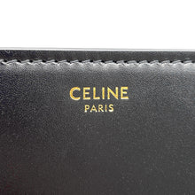 Load image into Gallery viewer, CELINE Maillon Triomphe Shoulder Bag Black193123 Leather Size Medium