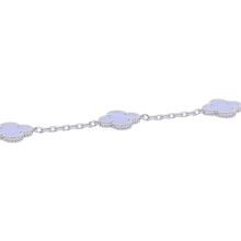 Load image into Gallery viewer, Van Cleef & Arpels Vintage Alhambra 5 Motif BraceletVCARD34700 18K White Gold