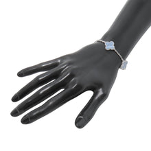 Load image into Gallery viewer, Van Cleef & Arpels Vintage Alhambra 5 Motif BraceletVCARD34700 18K White Gold