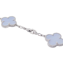 Load image into Gallery viewer, Van Cleef & Arpels Vintage Alhambra 5 Motif BraceletVCARD34700 18K White Gold
