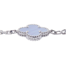Load image into Gallery viewer, Van Cleef & Arpels Vintage Alhambra 5 Motif BraceletVCARD34700 18K White Gold