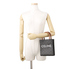 Load image into Gallery viewer, CELINE Triomphe Canvas Mini Vertical Canvas 2WAY Bag Tan194372 PVC Leather Size Mini