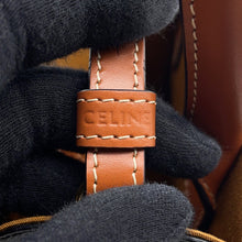 Load image into Gallery viewer, CELINE Triomphe Canvas Mini Vertical Canvas 2WAY Bag Tan194372 PVC Leather Size Mini