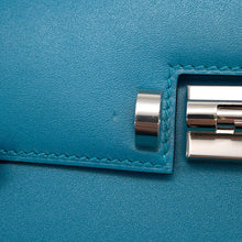 Load image into Gallery viewer, HERMES Veru Blue Izmir Tadelakt Leather Size Mini