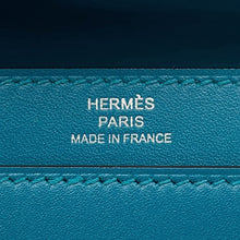 Load image into Gallery viewer, HERMES Veru Blue Izmir Tadelakt Leather Size Mini