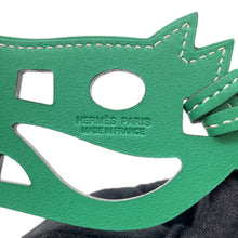 将图像加载到图库查看器中,HERMES Petit Ash Bag Charm Paddock Menthe Swift Leather