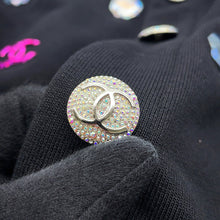 将图像加载到图库查看器中,CHANEL cardigan Size 34 Black / MultiP71493 K10289 94305 Cotton 100%