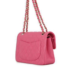 Load image into Gallery viewer, CHANEL Matelasse W Flap ChainShoulder Bag PinkA01113 Caviar Leather Size 23