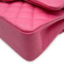 Load image into Gallery viewer, CHANEL Matelasse W Flap ChainShoulder Bag PinkA01113 Caviar Leather Size 23