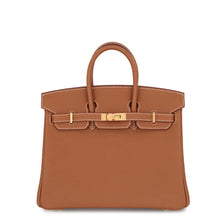 Load image into Gallery viewer, HERMES Birkin Gold Togo Leather Size 25