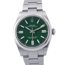 Load image into Gallery viewer, ROLEX Oyster Perpetual W41mm Stainless Steel Green Dial134300