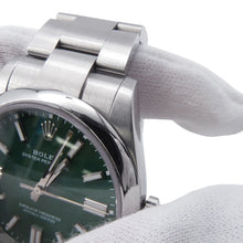 Load image into Gallery viewer, ROLEX Oyster Perpetual W41mm Stainless Steel Green Dial134300