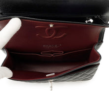 将图像加载到图库查看器中,CHANEL Matelasse W Flap ChainShoulder Bag BlackA01113 Caviar Leather Size 23