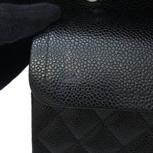 将图像加载到图库查看器中,CHANEL Matelasse W Flap ChainShoulder Bag BlackA01113 Caviar Leather Size 23