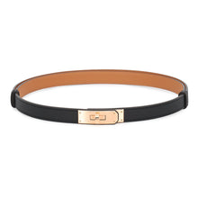 Load image into Gallery viewer, HERMES Kelly belt Black Epsom