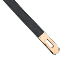 Load image into Gallery viewer, HERMES Kelly belt Black Epsom