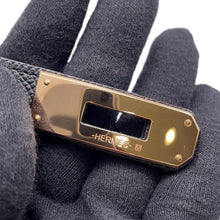Load image into Gallery viewer, HERMES Kelly belt Black Epsom