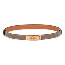 Load image into Gallery viewer, HERMES Kelly Belt Etoupe Epsom