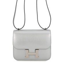 Load image into Gallery viewer, HERMES Constance 3 Miroir Argent Chevre Shamqila Size Mini