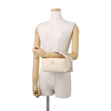 将图像加载到图库查看器中,HERMES Brid a Black Beige Canvas Size PM