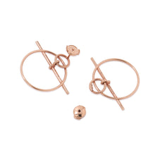 Load image into Gallery viewer, HERMES Echappee Loop Earrings Size PM 18K Pink Gold