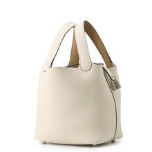 Load image into Gallery viewer, HERMES Picotin Lock Eclat Nata/Poussiere Taurillon Clemence Swift Leather Size PM