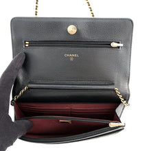 Load image into Gallery viewer, CHANEL Matelasse ChainShoulder wallet BlackAP0250 Caviar Leather