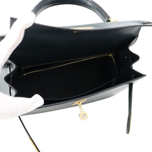 Load image into Gallery viewer, HERMES Kelly Sellier Vert Rousseau Chevre Shamqila Size 25
