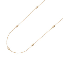 将图像加载到图库查看器中,BVLGARI Parentesi 11 Motif Necklace 18K Yellow Gold