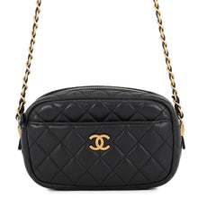 将图像加载到图库查看器中,CHANEL Matelasse ChainShoulder Bag BlackA91796 Lambskin Size 18