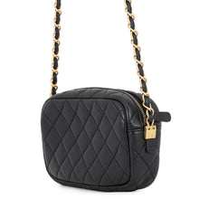 将图像加载到图库查看器中,CHANEL Matelasse ChainShoulder Bag BlackA91796 Lambskin Size 18