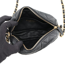 将图像加载到图库查看器中,CHANEL Matelasse ChainShoulder Bag BlackA91796 Lambskin Size 18