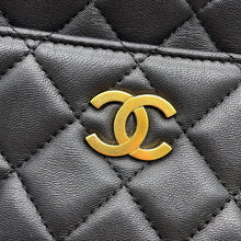 将图像加载到图库查看器中,CHANEL Matelasse ChainShoulder Bag BlackA91796 Lambskin Size 18