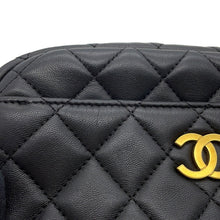 将图像加载到图库查看器中,CHANEL Matelasse ChainShoulder Bag BlackA91796 Lambskin Size 18