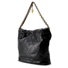 Load image into Gallery viewer, CHANEL CHANEL22 ChainShoulder Bag BlackAS3260 Shiny Calf Leather Size Small