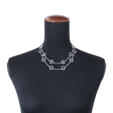 Load image into Gallery viewer, Van Cleef & Arpels Vintage Alhambra Necklace 20 motifsVCARP7S500 18K White Gold