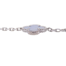 Load image into Gallery viewer, Van Cleef & Arpels Vintage Alhambra Necklace 20 motifsVCARD80900 18K White Gold