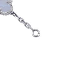 Load image into Gallery viewer, Van Cleef & Arpels Vintage Alhambra Necklace 20 motifsVCARD80900 18K White Gold