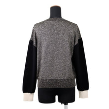 将图像加载到图库查看器中,CHANEL Logo Knit Size 38 Black/MulticolorP62886 Cashmere43% Cotton21% Viscose18% Silk8% Polyester5% Polyamide4% Elastine1%