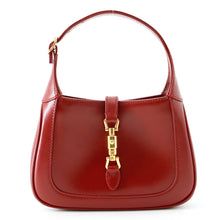 将图像加载到图库查看器中,GUCCI Jackie 1961 2WAYHandbag Red637091 Leather
