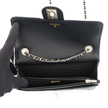 Load image into Gallery viewer, CHANEL Chain wallet Black/WhiteAP4511 B19381 U8704 Lambskin