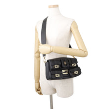 将图像加载到图库查看器中,FENDI Zucca Multi-Pocket Baguette Black8BR808 Leather